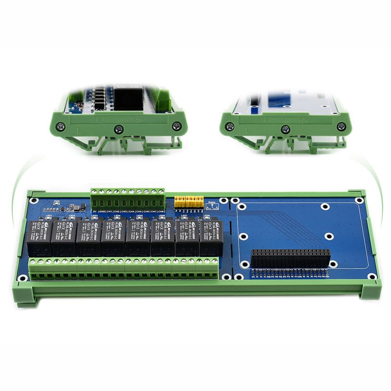 Relay 8 Channel Board - Raspberry Pi 4 Model B 3B