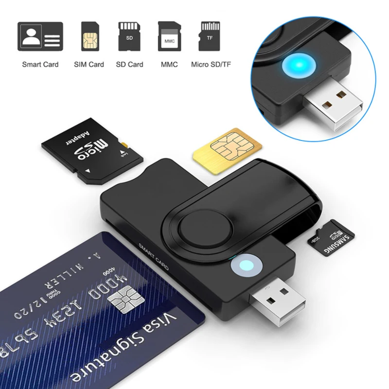 Home Assistant Sd - USB 3.0 2.0 akıllı kart okuyucu
