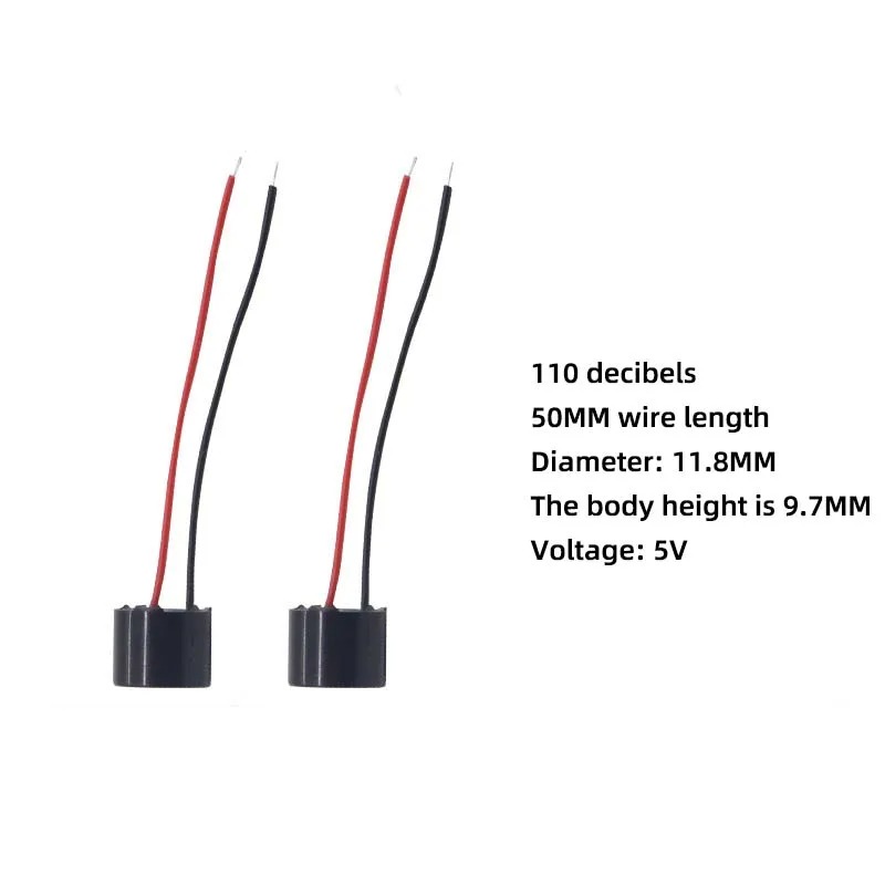 Buzzer5VWire 5P 5V Buzzer 50mm - Diy Automation Projects incelemesi ve fiyatı