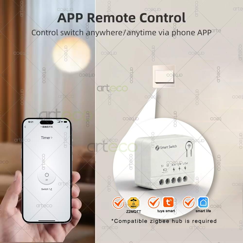 10A Zigbee Mini Akıllı Anahtar - Smart Home Automation Diy incelemesi ve fiyatı